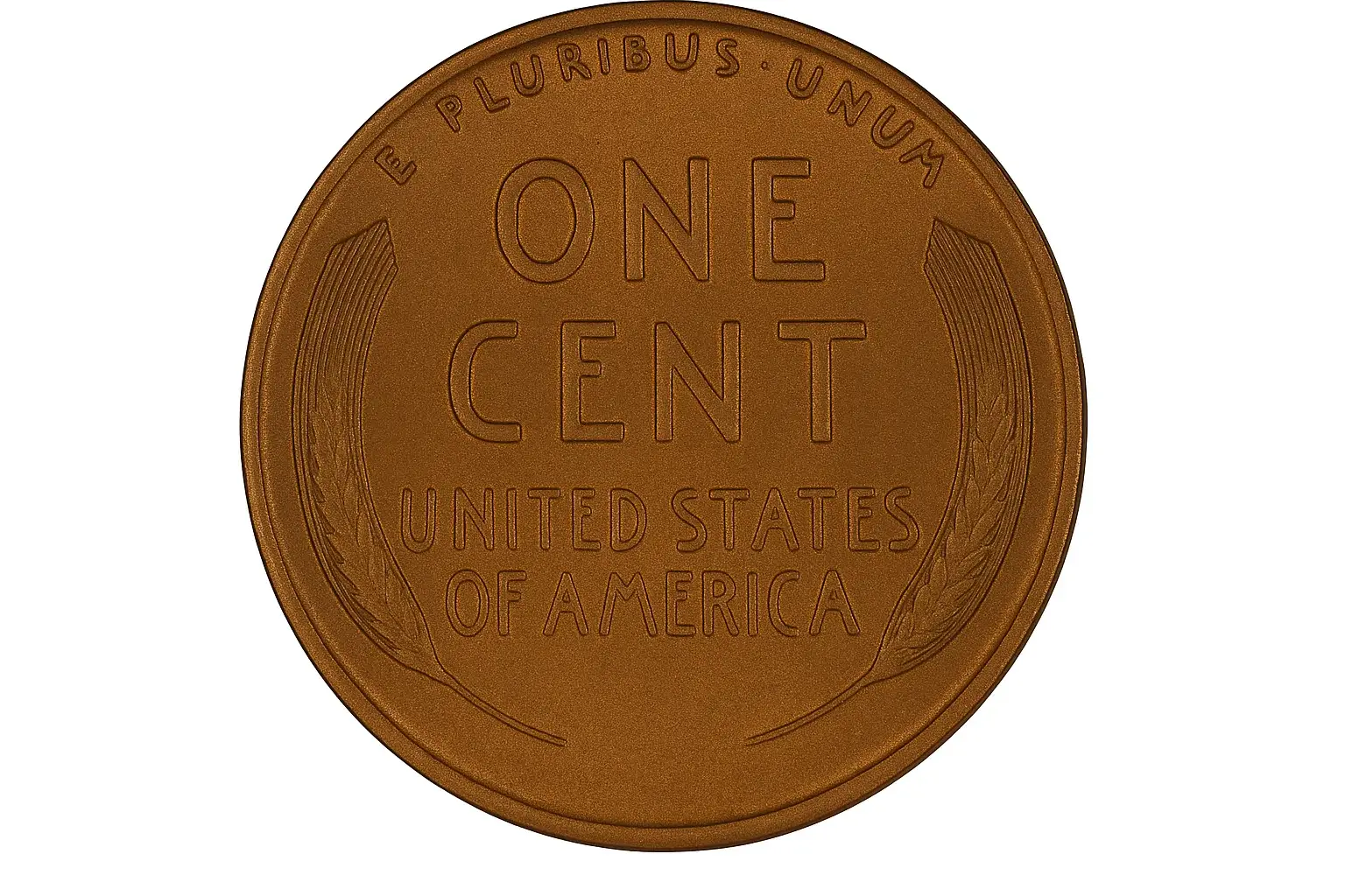 1943 copper penny reverse
