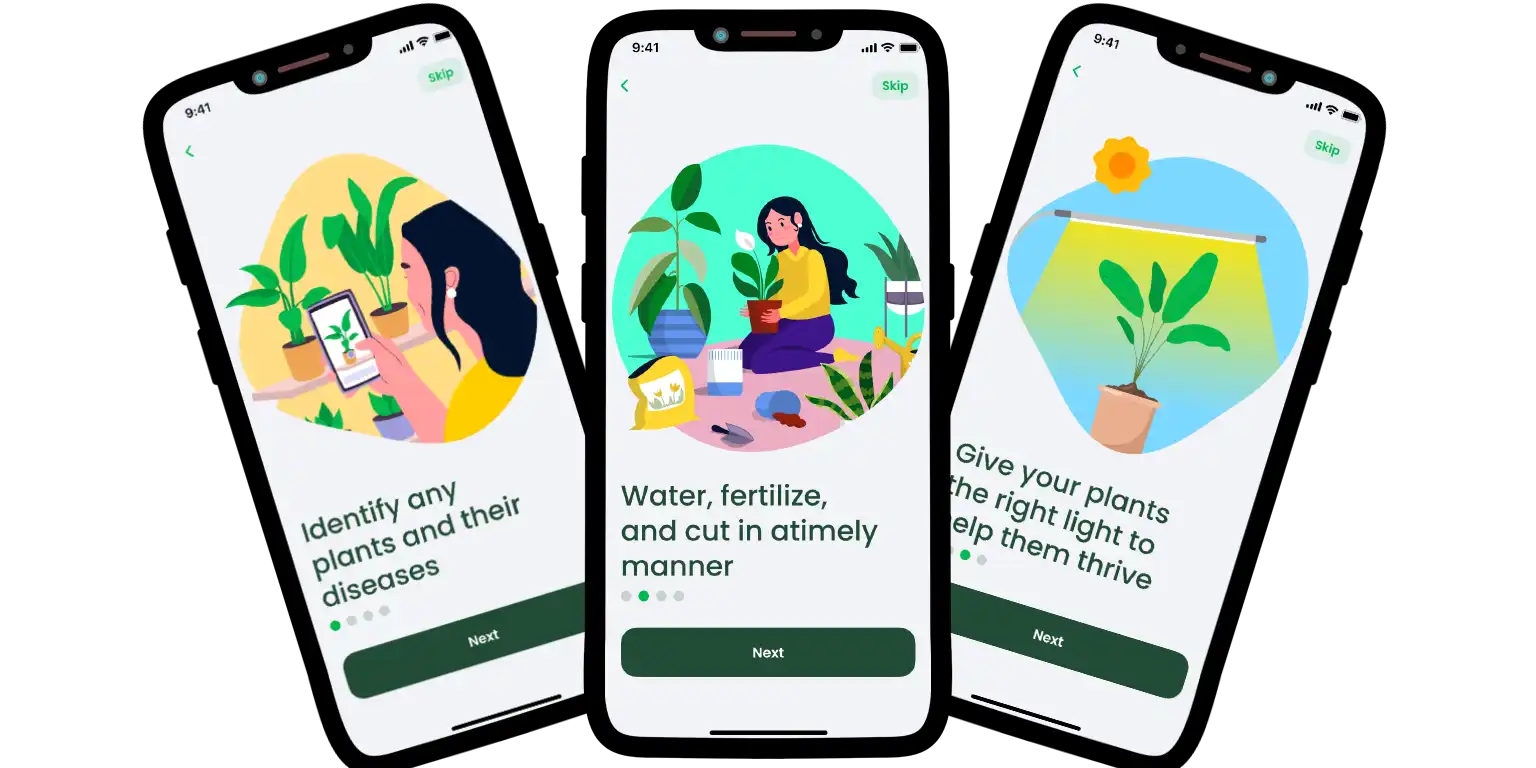 The AI Plant Finder app promo photo